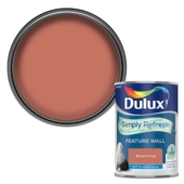 DULUX REFRESH ONE COAT FEATURE WALL BLOOD ORANGE 1.25L