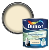 DULUX SIMPLY REFRESH ONE COAT MATT DAFFODIL WHITE 2.5L