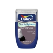 DULUX REFRESH ONE COAT FEATURE WALL ACAI BERRY 30ML
