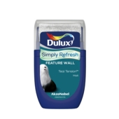 DULUX REFRESH ONE COAT FEATURE WALL TEAL TENSION 30ML