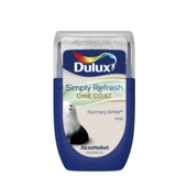DULUX REFRESH ONE COAT TESTER NUTMEG WHITE 30ML