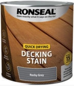 RONSEAL DECKING QUICK STAIN ROCKY GREY 2.5L