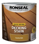 RONSEAL DECKING QUICK STAIN COUNTRY OAK 2.5L