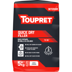 TOUPRET QUICK DRY FILLER (TX 110) 5x 1kg bag in bag