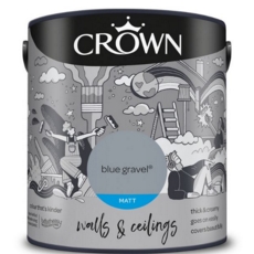 CROWN MATT EMULSION BLUE GRAVEL 2.5L