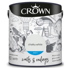 CROWN MATT EMULSION CHALKY WHITE 2.5L
