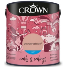 CROWN MATT EMULSION POWDERED CLAY 2.5L