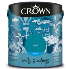 CROWN MATT EMULSION TEAL 2.5L
