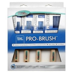 AXUS DECOR BLUE SERIES 4 PRO-BRUSH SET