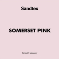 SANDTEX SMOOTH MASONRY SOMERSET PINK 5 LITRES