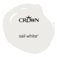 CROWN MATT EMULSION SAIL WHITE 2.5LITRE