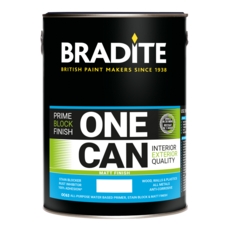 BRADITE ONE CAN MATT PRIMER & FINISH 5L WHITE