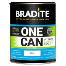BRADITE ONE CAN MATT PRIMER & FINISH 1L MIXED (B1)