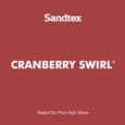 SANDTEX RAPID DRY GLOSS CRANBERRY SWIRL 750MLS