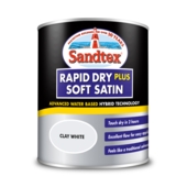 SANDTEX RAPID DRY SATIN CLAY WHITE 750MLS