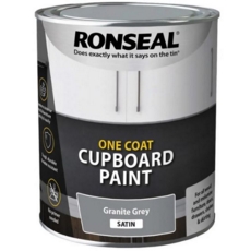 RONSEAL ONE COAT CUPBOARD PAINT GRAN. GREY SATIN W/B 750