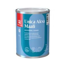 TIKKURILA UNICA AKVA WHITE 1 LTR. STK