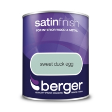 BERGER SATIN FINISH  SWEET DUCK EGG 750MLS
