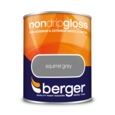 BERGER NON DRIP GLOSS SQUIRREL GREY 750MLS