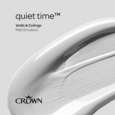 CROWN MATT EMULSION QUIET TIME 2.5LITRE
