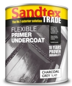 SANDTEX TRADE FLEXIBLE PRIMER UNDERCOAT  CHARCOAL GREY litre