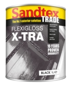 SANDTEX TRADE FLEXIGLOSS X-TRA BLACK LITRE