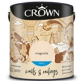 CROWN MATT EMULSION MAGNOLIA 2.5 LITRES