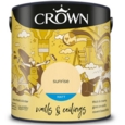 CROWN MATT EMULSION SUNRISE 2.5 LITRES