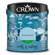 CROWN SILK EMULSION POWDER BLUE 2.5LITRE