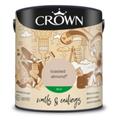 CROWN SILK EMULSION TOASTED ALMOND 2.5LITRE