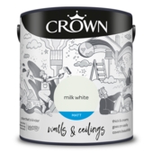CROWN MATT EMULSION Milk White 2.5L