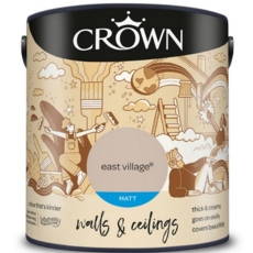 CROWN MATT EMULSION EAST VILLAGE 2.5L