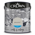 CROWN MATT EMULSION GREY PUTTY 2.5L