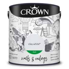 CROWN SILK EMULSION EMULSION CLAY WHITE 2.5L