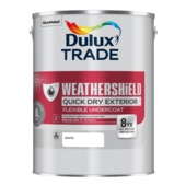 DULUX TRADE WEATHERSHIELD 8YR QUICK DRY UNDERCOAT WHITE 2.5L