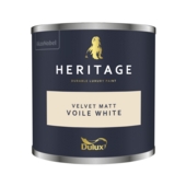 DULUX TRADE HERITAGE TESTER VOILE WHITE 125ML
