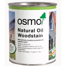 OSMO NATURAL OIL WOODSTAIN (SATIN) 729 FIR GREEN 750ML