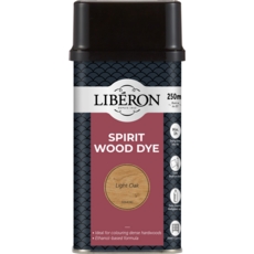 LIBERON SPIRIT WOOD DYE LIGHT OAK 250MLS
