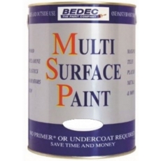 BEDEC MULTI SURFACE PAINT SATIN SILVER 250MLS