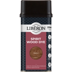LIBERON SPIRIT WOOD DYE WALNUT 250MLS