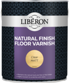 LIBERON NATURAL FINISH FLOOR VARNISH CLEAR SATIN 2.5LITRE