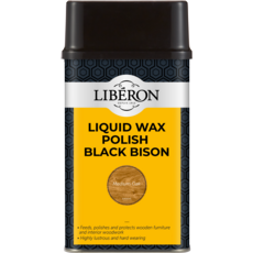 LIBERON LIQUID WAX BLACK BISON MEDIUM OAK 500MLS