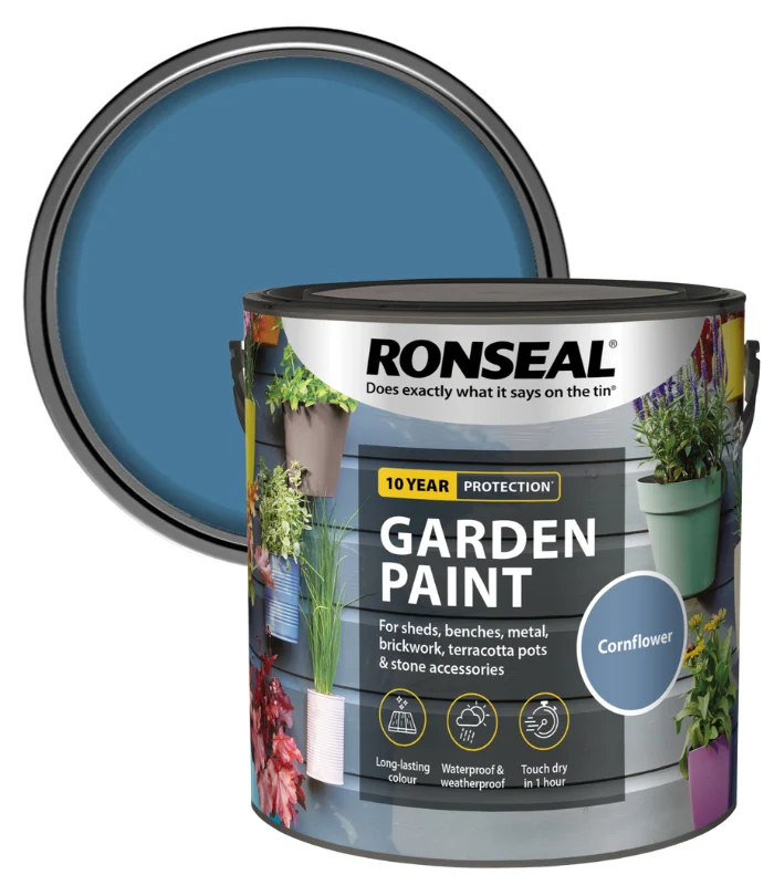Ronseal Garden Paint Cornflower 2.5L