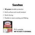 SANDTEX 10 YEAR MULTI SURFACE GLOSS BRILLIANT WHITE 750ML