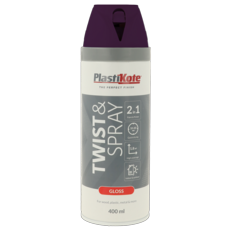 PLASTI-KOTE TWIST & SPRAY GLOS PURPLE VIOLET  (RAL5013) 400ML
