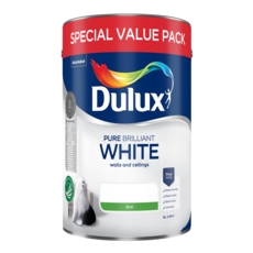 DULUX RETAIL VINYL SILK PURE BRILLIANT WHITE 6L