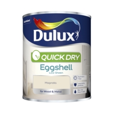 DULUX QUICK DRY EGGSHELL MAGNOLIA 750ML
