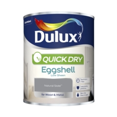 DULUX QUICK DRY EGGSHELL NATURAL SLATE 750ML