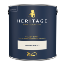 DULUX TRADE HERITAGE MATT GRECIAN WHITE 2.5L