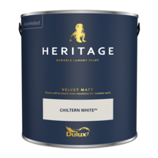 DULUX TRADE HERITAGE MATT CHILTERN WHITE 2.5L